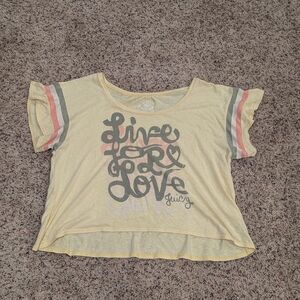 Women's Juicy Couture Yellow Shirt SZ XL